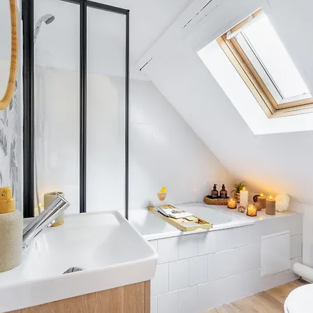 Maisonnette Bleu Horizon Avec Jardin - 2min Gare - Serenito Homes Saint-Just-en-Chaussee