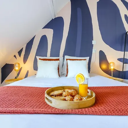 Apartmán Maisonnette Bleu Horizon Avec Jardin - 2min Gare - Serenito Homes