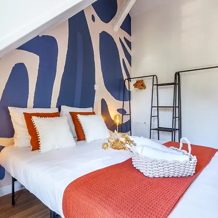 Maisonnette Bleu Horizon Avec Jardin - 2min Gare - Serenito Homes Apartment