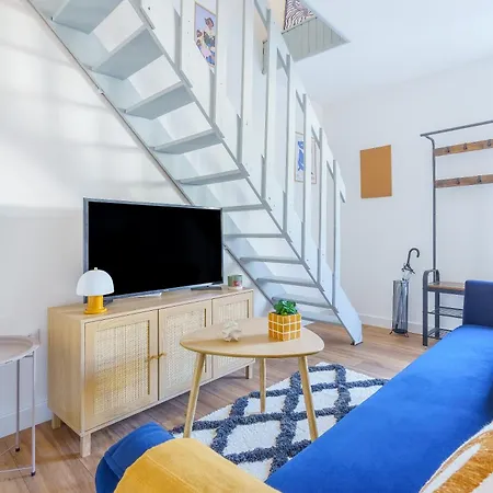 Maisonnette Bleu Horizon Avec Jardin - 2min Gare - Serenito Homes *