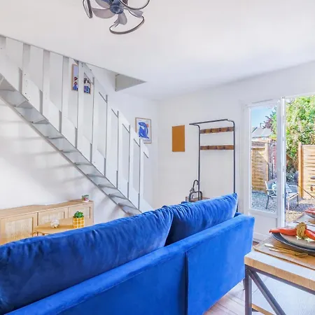 Apartment Maisonnette Bleu Horizon Avec Jardin - 2min Gare - Serenito Homes *